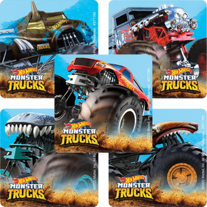 Picture of SmileMakers® 100 per Unit Hot Wheels Monster Truck Sticker 2-1/2 InchST1765R
