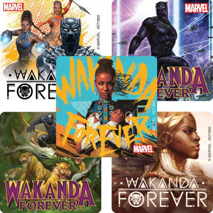 Picture of SmileMakers® 108 per Unit Black Panther: Wakanda Forever Sticker 2-1/2 InchST1802R