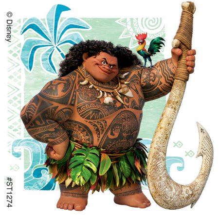 Picture of Disney® 100 per Unit Moana Sticker 2.5 InchST1274B