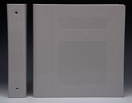 Picture of Binder Titan 3 Ring Gray 300 Sheets Side OpeningM90370R3