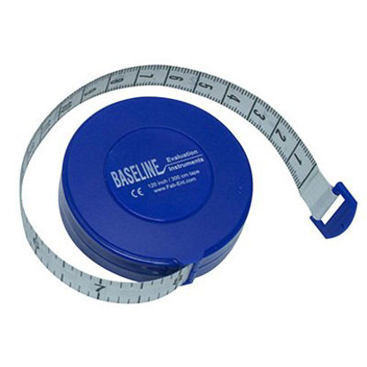 Picture of Measurement Tape Baseline® 120 Inch Woven Fabric / Plastic Casing Reusable Inches / Centimeters12-1212