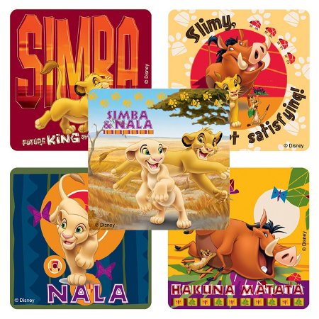 Picture of SmileMakers® 100 per Unit Disney The Lion King Hakuna Matata Sticker 2.5 InchST577R