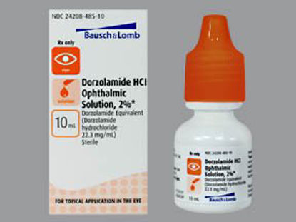 Picture of Dorzolamide HCl 2% Drops Dropper Bottle 10 mL24208048510
