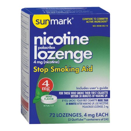 Picture of Stop Smoking Aid sunmark® 4 mg Strength Lozenge49348085316