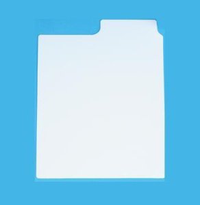 Picture of Card Divider 6-7/8 X 8-15/16 Inch, Tab: 1 X 3-1/8 Inch6215-01