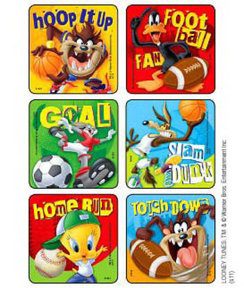 Picture of Kids Love Stickers® 75 per Unit Looney Tunes Sport Balls Sticker1441P