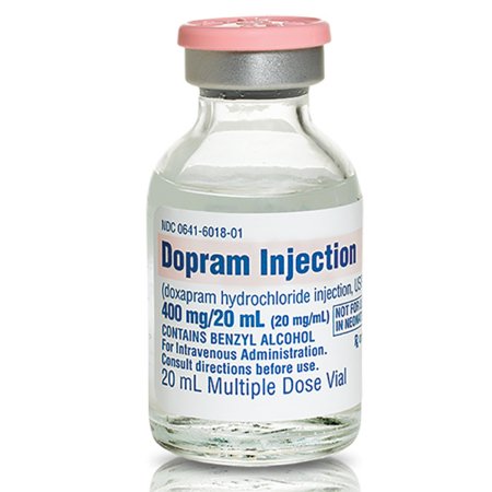 Picture of Doxapram HCl 20 mg / mL Injection Multiple Dose Vial 20 mL1012320