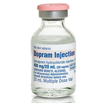 Picture of Doxapram HCl 20 mg / mL Injection Multiple Dose Vial 20 mL1012320