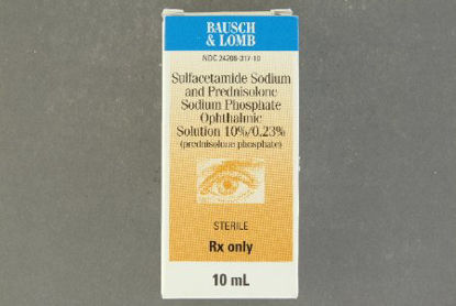 Picture of Prednisolone / Sulfacetamide / Sodium Phosphate 10% - 0.25% Drops Bottle 5 mL24208031705