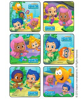 Picture of Disney® 75 per Unit Bubble Guppies - Scenes Sticker1497P