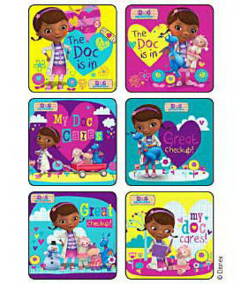 Picture of Disney® 75 per Unit Doc McStuffins - The Doc is In Sticker1626