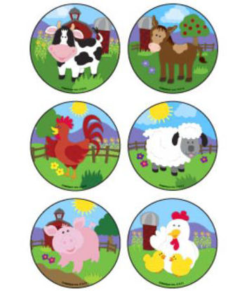 Picture of Kids Love Stickers® 90 per Unit Baby Barnyard Animals , Assorted Sticker2843P