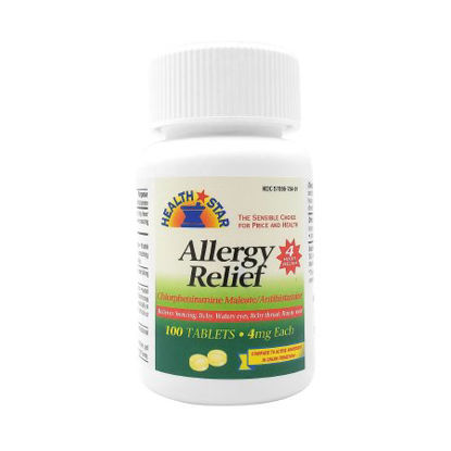 Picture of Allergy Relief McKesson Brand 4 mg Strength Tablet 100 per Bottle784-01