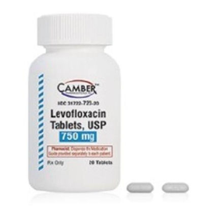 Picture of Levofloxacin 750 mg Tablet Bottle 20 Tablets31722072320