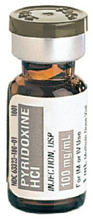 Picture of VITAMIN B-6 Pyridoxine HCl 100 mg / mL Injection Single Dose Vial 1 mL63323018001