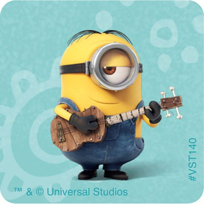 Picture of ValueStickers™ 250 per Unit Minions Sticker 1.625 InchVST140P