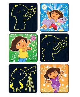 Picture of Disney® 75 per Unit Dora - Star Catcher Glow-In-The-Dark Sticker1451P