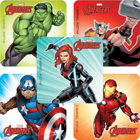 Picture of ValueStickers™ 250 per Unit Avengers Classic Sticker 1.625 InchVST145R