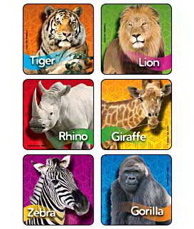 Picture of 90 per Unit Zoo Animal Photos , Assorted Sticker2950