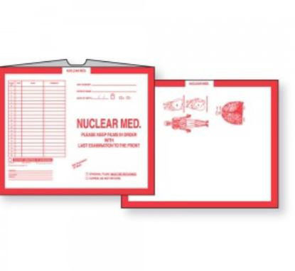 Picture of Nuclear Med. Insert Jacket FilePro® Red 10-1/2 X 12-1/2 InchCJDT-NU1