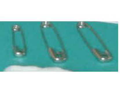 Picture of Safety Pin Number 2 Steel Sterile15202/100
