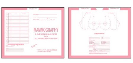 Picture of Mammography Insert Jacket Pink 10-1/2 X 12-1/2 InchCJDT-MA2