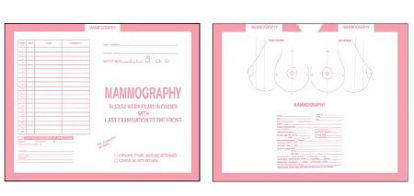 Picture of Mammography Insert Jacket Pink 10-1/2 X 12-1/2 InchCJDT-MA2