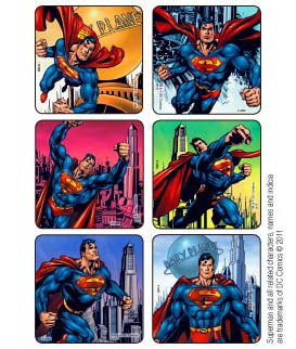 Picture of Disney® 75 per Unit Superman Metropolis Sticker1286P