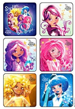 Picture of Kids Love Stickers® 75 Per Unit Star Darlings Glitter Disney Sticker1651P