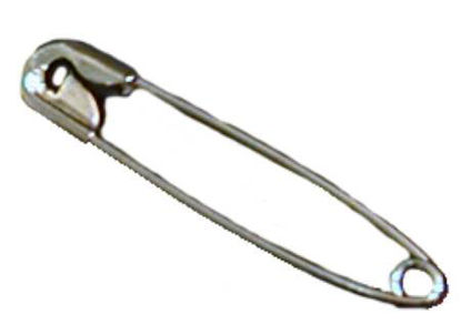 Picture of Safety Pin Number 3 Steel Sterile15302/100