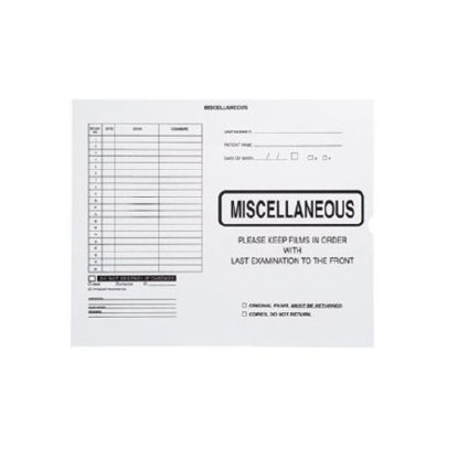 Picture of Miscellaneous Insert Jacket FilePro® Black / White 14-1/4 X 17-1/2 InchCJE-MI1