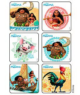 Picture of Disney® 75 per Unit Moana Sticker1661P