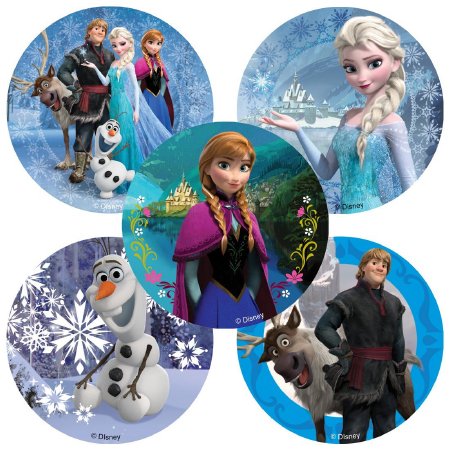 Picture of SmileMakers® 100 per Unit Disney Frozen Movie Sticker 2.5 InchST796B