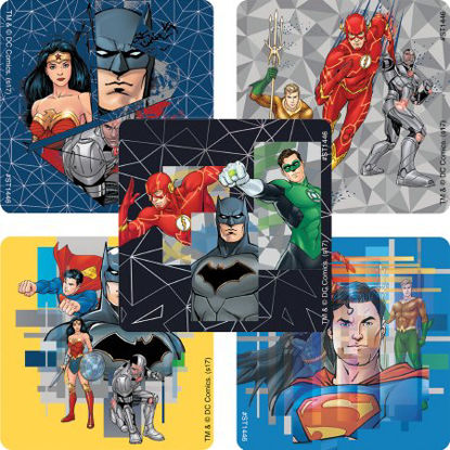 Picture of SmileMakers® 100 per Unit Justice League Sticker 2.5 InchST1446B