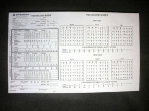 Picture of Record Form Titnus Vision Screening86905