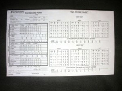 Picture of Record Form Titnus Vision Screening86905