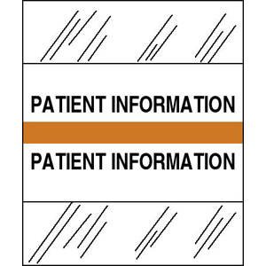 Picture of Index Tab 1/2 X 1-1/4 Inch Patient Information54569