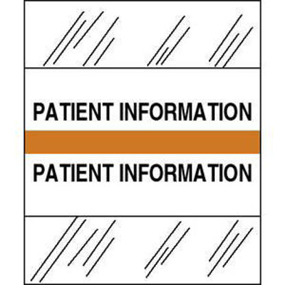 Picture of Index Tab 1/2 X 1-1/4 Inch Patient Information54569