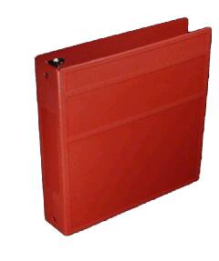 Picture of Binder Carstens® 3 Ring Red 300 Sheets Side Opening2828-3R