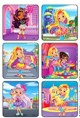 Picture of Kids Love Stickers® 75 per Unit Sunny Day Stylin Scenes Sticker1728P
