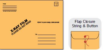 Picture of X-Ray Film Envelope Brown 11 X 13 InchFMSB02