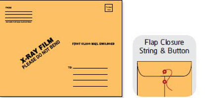Picture of X-Ray Film Envelope Brown 11 X 13 InchFMSB02