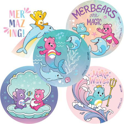 Picture of SmileMakers® 115 per Unit Care Bears Mermazing Sticker 2-1/2 InchST1885B
