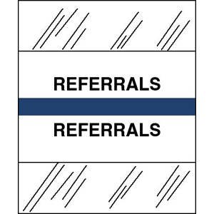 Picture of Index Tab 1/2 X 1-1/4 Inch Referrals54540