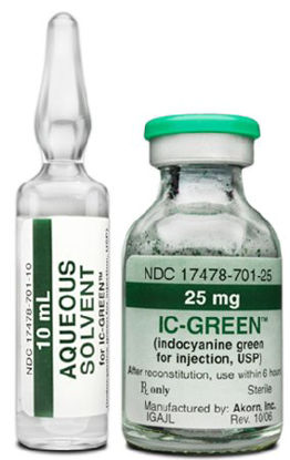 Picture of IC-Green* Indocyanine Green 25 mg Injection Single Dose Vial 6 Vials17478070102