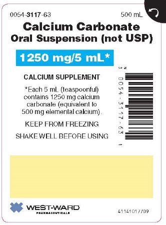 Picture of Antacid 500 mg Strength Oral Suspension 500 mL00054311763