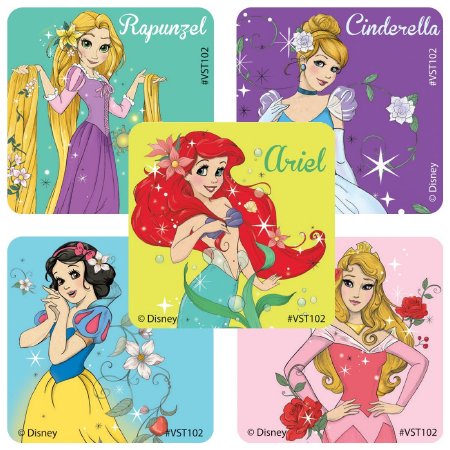 Picture of ValueStickers™ 250 per Unit Disney Princess Sticker 1.625 InchVST102R