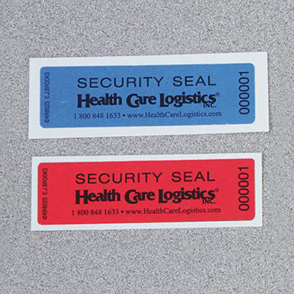 Picture of Tamper-Evident Tape 1 X 3-5/8 Inch Laminated7957B