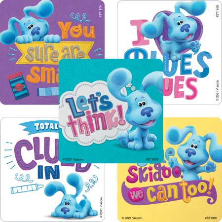 Picture of SmileMakers® 120 per Unit Blue's Clues & You Skidoo Sticker 2-1/2 InchST1900R