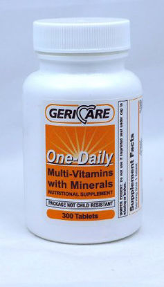 Picture of Multivitamin Supplement Geri-Care Vitamin A / Ascorbic Acid 5000 IU - 50 mg Strength Tablet 300 per Bottle531-30
